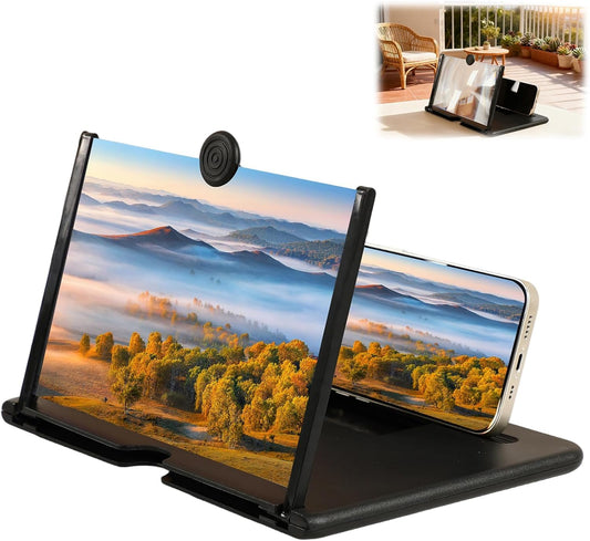 3D HD Screen Magnifier & Phone Holder – Screen Expander and Amplifier for All Smartphones