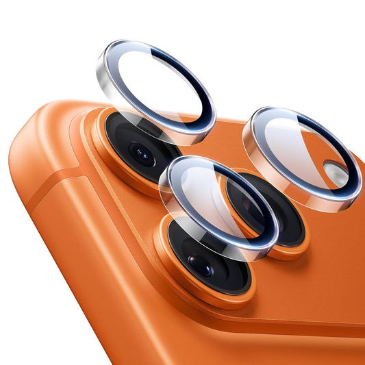 ESR for iPhone 17 Pro Max/17 Pro/16 Pro Max/16 Pro/15 Pro Max/15 Pro/14 Pro Max/14 Pro Camera Lens Protectors, Tough HD Individual Tempered Glass, Scratch Resistant, Armorite Series, 1 Pack, Clear