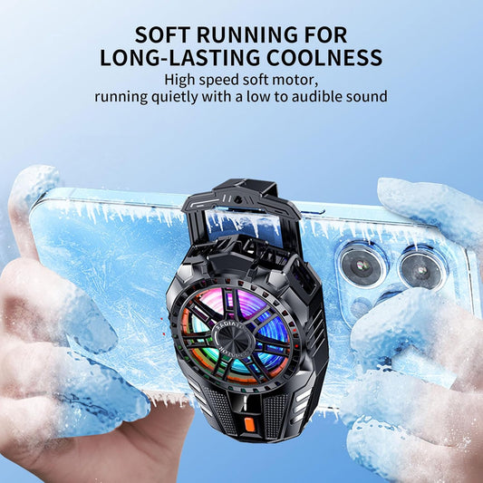 STRIFF Mobile Cooling Pad LED Temperature Display Compatible for Android