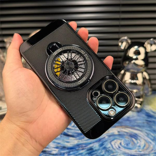 Brilliant Spin Rotating Wheel Stand Case for iPhone