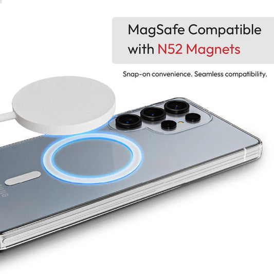 Samsung Galaxy S24 Ultra Clear Armour Anti-Yellow MagSafe Case