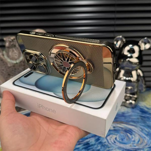 Brilliant Spin Rotating Wheel Stand Case for iPhone